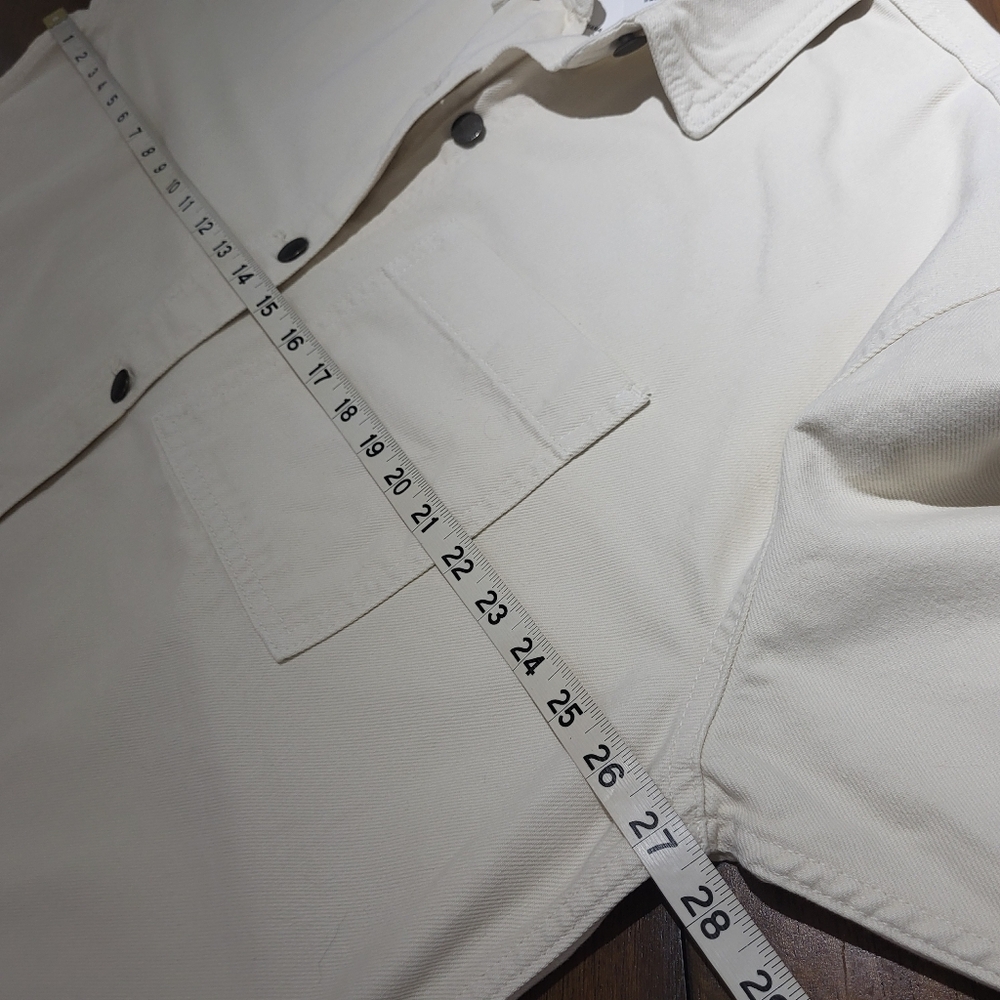 Zara Cream Button-Up Jacket - Picture 7 of 15